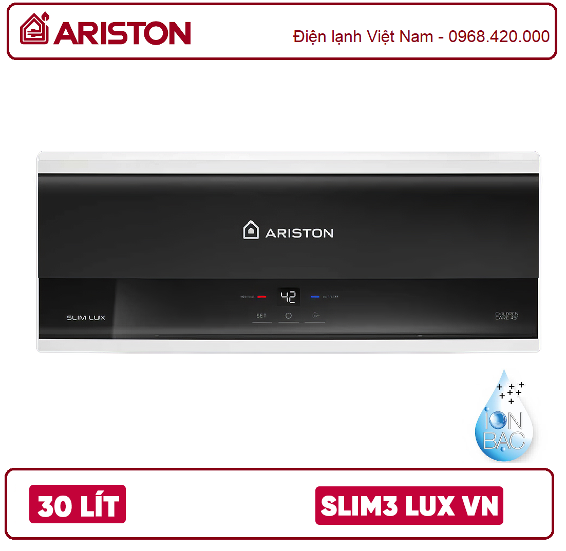 Bình nóng lạnh Ariston 30 Lít SL3 30 LUX D AG+ 2.5 FE